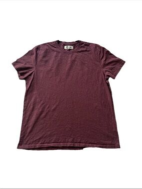 American Giant Men's Maroon Red Short Sleeve T Shirt Size 2XL